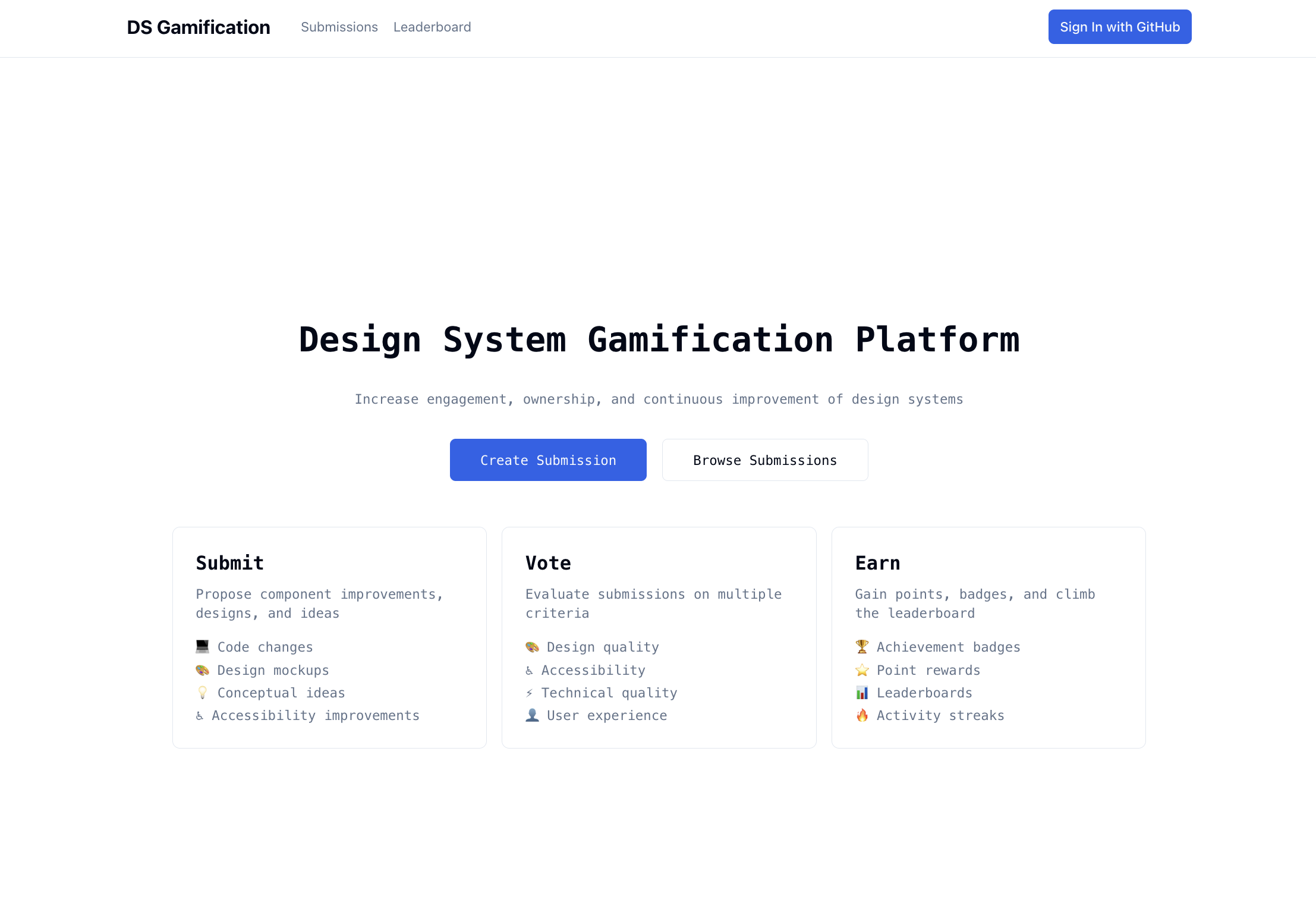 Design System Gamification